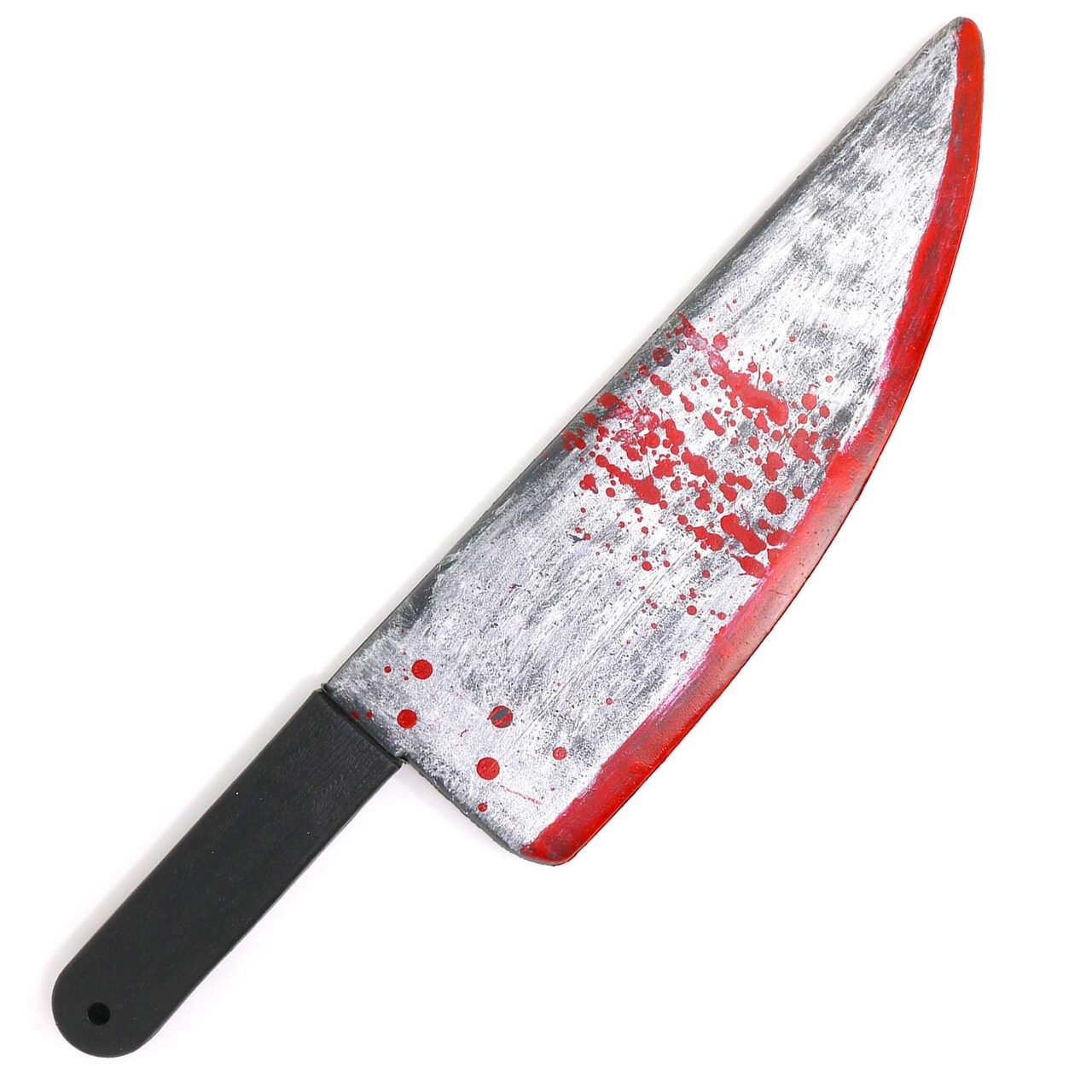 - Large Bloody Knife 16" Long, Prank Toy, Fake Plastic Blade with Stains Costume Prop for Halloween Haunted House April Fools